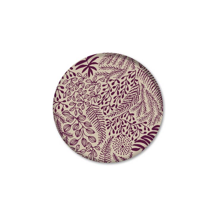 Tray Ø 25 cm Bordeaux for wholesale by Le cerisier blanc