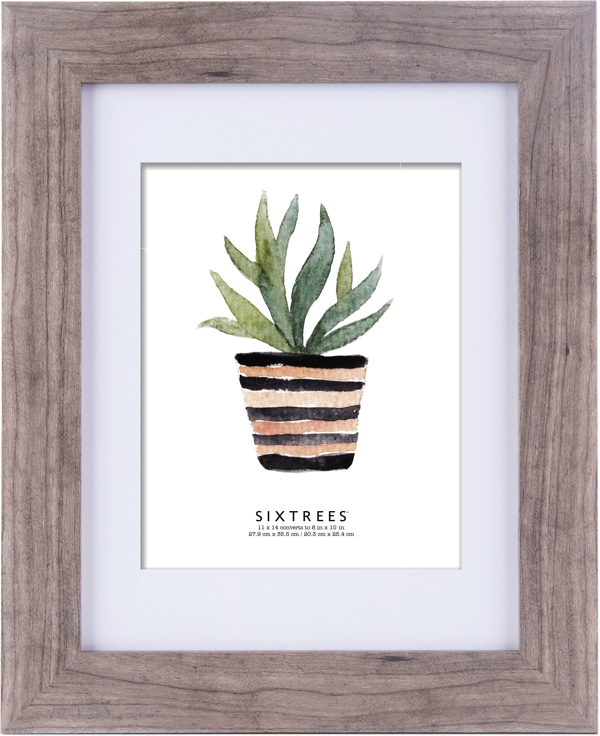 Sixtrees - Wholesale Picture Frame - Cole Matted Collection -11X14 mats to 8X10, 16X20 mats 11X144