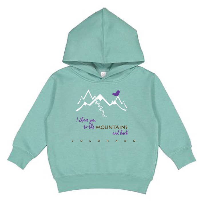 Kid's Mountain Hoodie Custom Namedrop Toddler & Youth for wholesale by Designs with Altitude