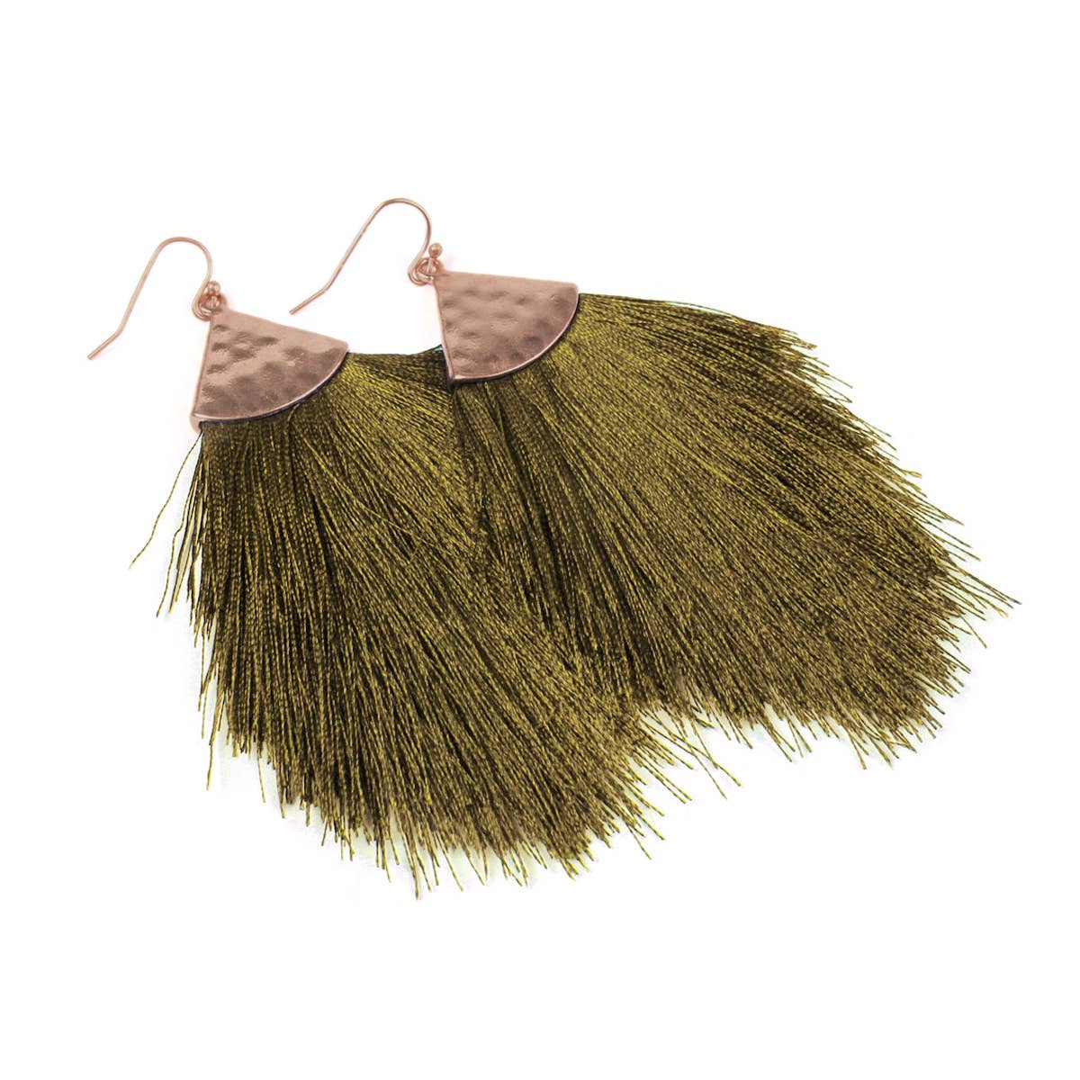 MYS Wholesale Inc - Wholesale Tassel Earrings - Tassel With Hammer Metal Hook Drop Earrings49