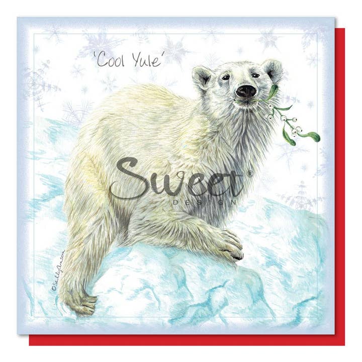ECX007 - Urso Polar de Natal 'Cool Yule' por atacado de Sweet Design