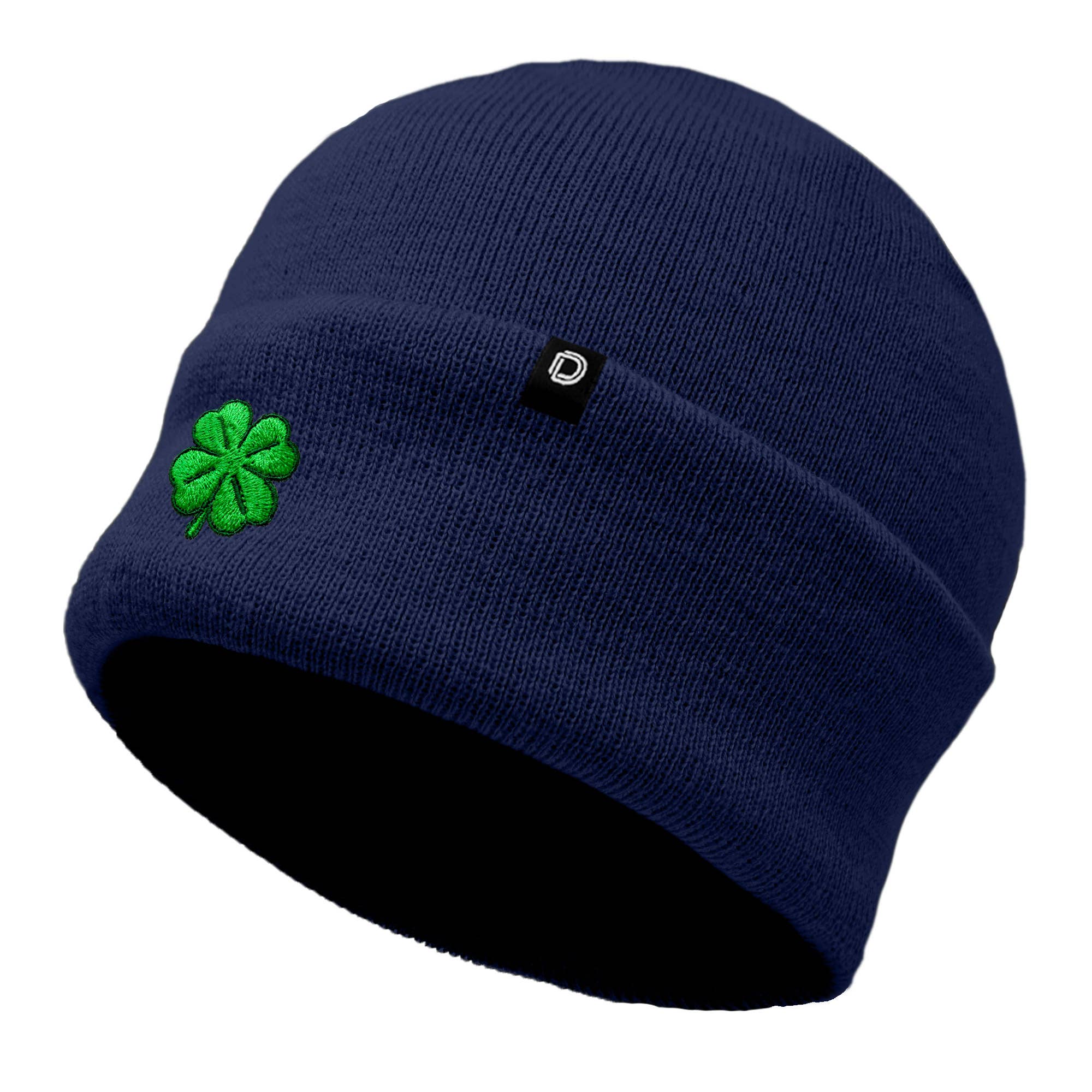 Dalix - Wholesale Beanie - Women's - Dalix Embroidered Clover Beanie Cap Cuffed Knit Hat Women38