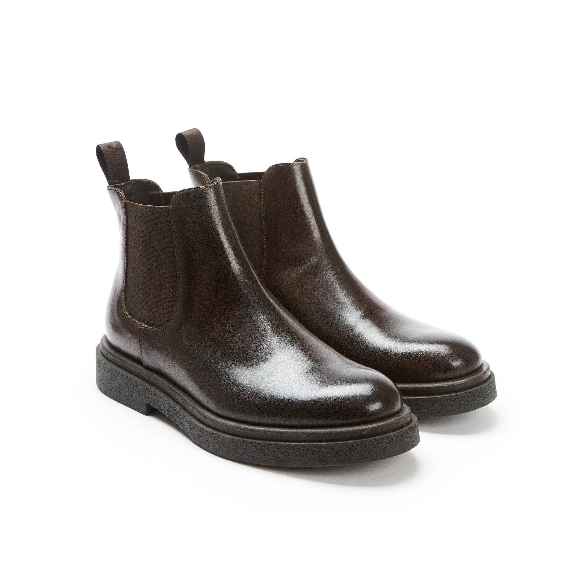Frank Daniel – wholesale Chelsea boots – Men's – Brown Chelsea boots for men. Made in Italy4
