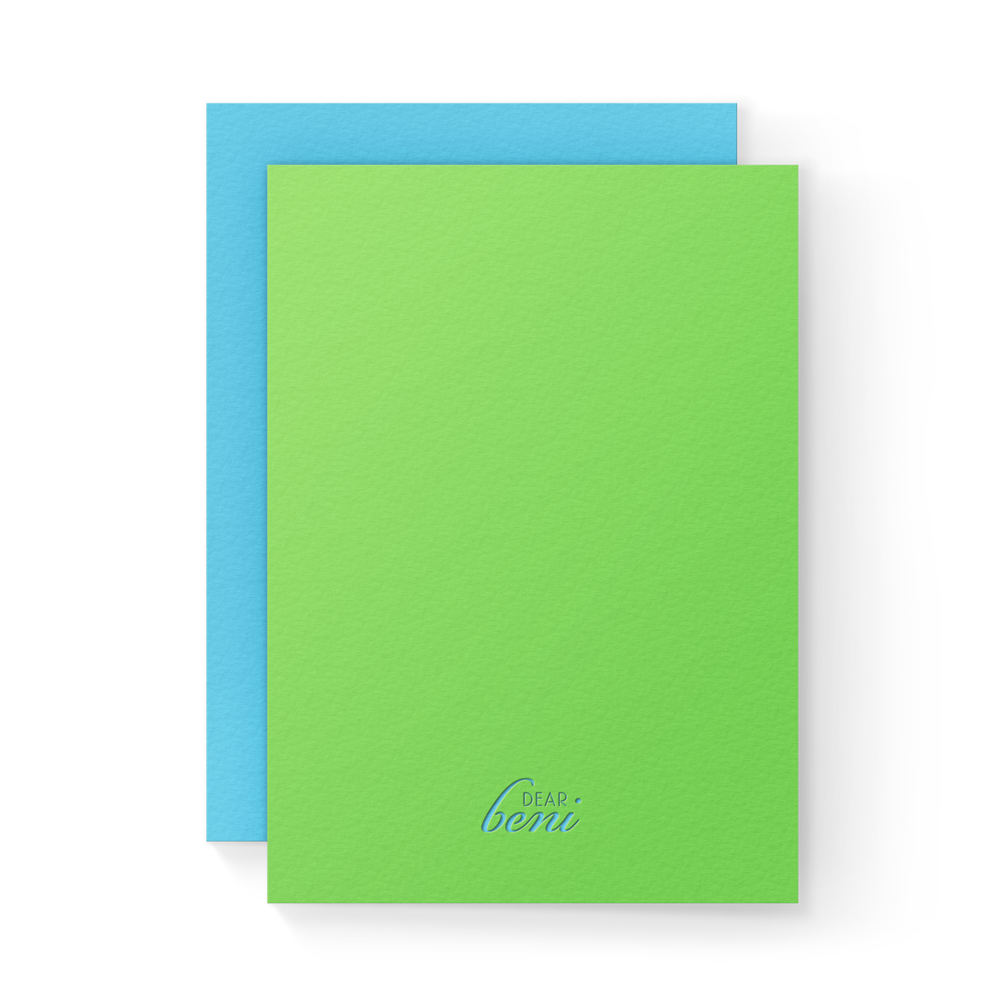 Dear Beni - Wholesale Birthday Card - Happy Bday Grove Layered Card2