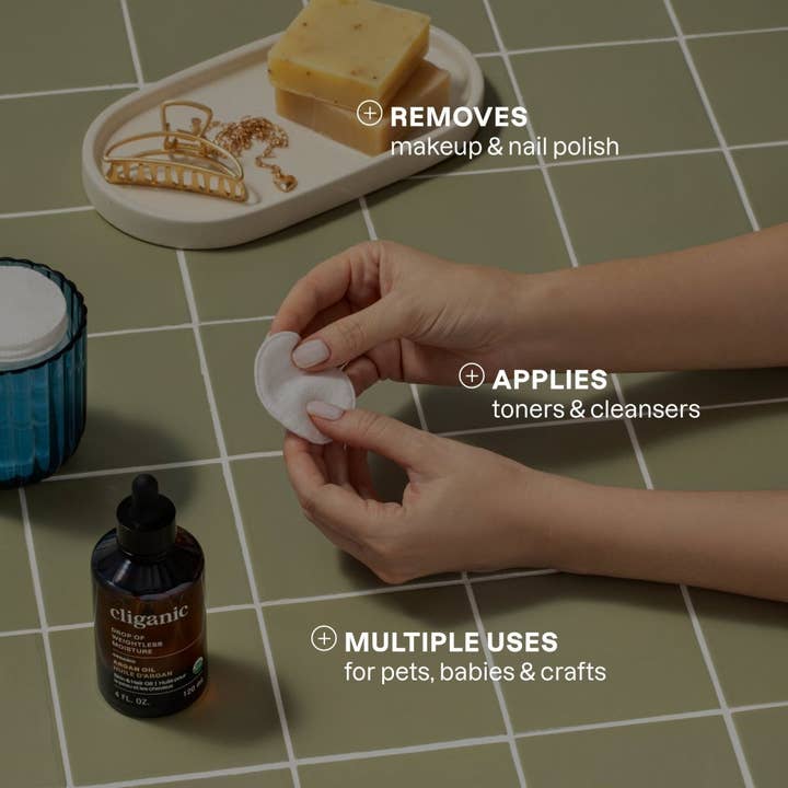 Cliganic - Wholesale Cotton Pad - Premium Cotton Rounds3