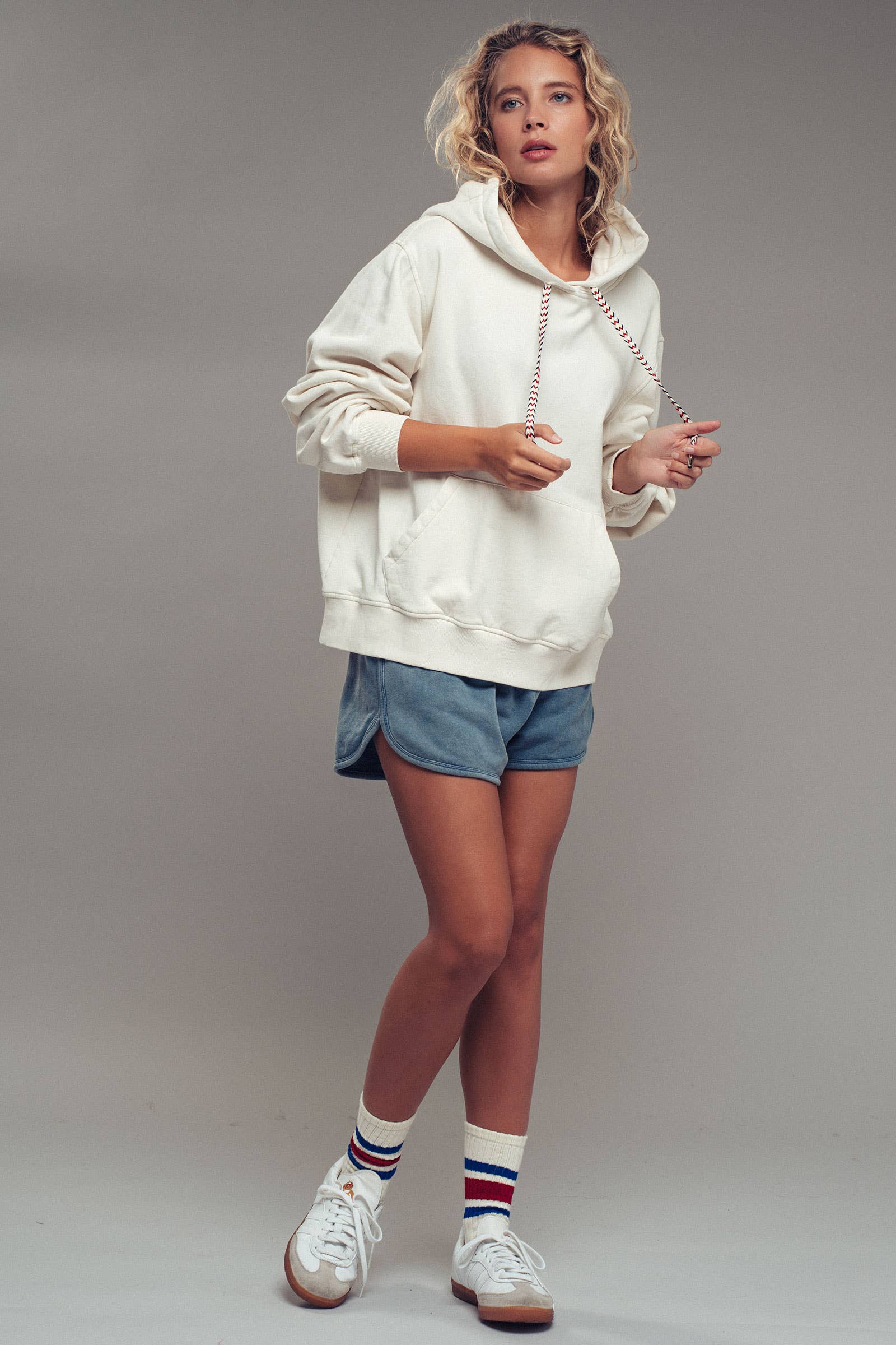 Urban Daizy - Wholesale Hoodie - Women's - Vintage Wash Oversized Brushed Hoodie20