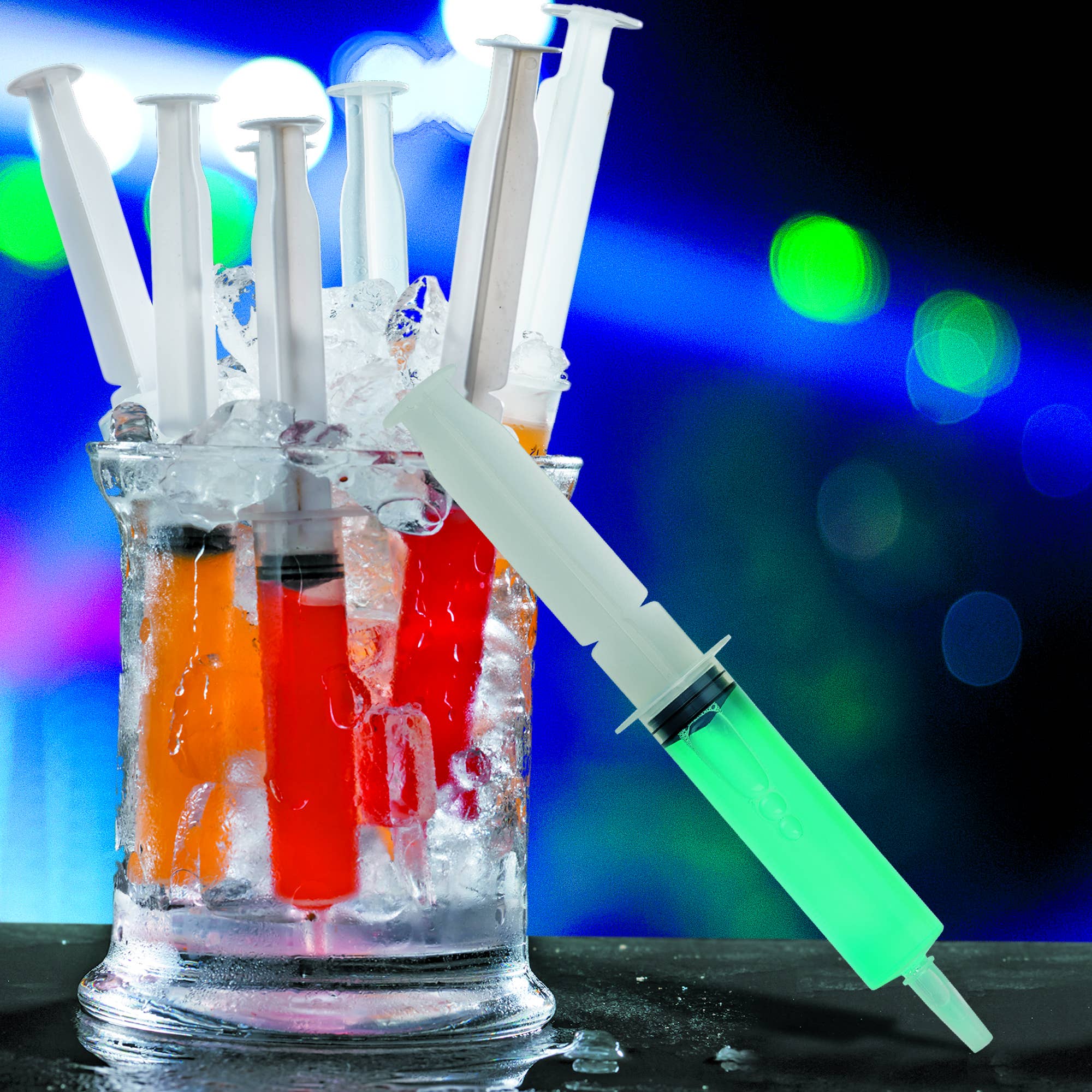 The Twiddlers - Wholesale Party Favor - 50 Reusable Large Novelty Jello Shot Syringes with Caps 60ml13