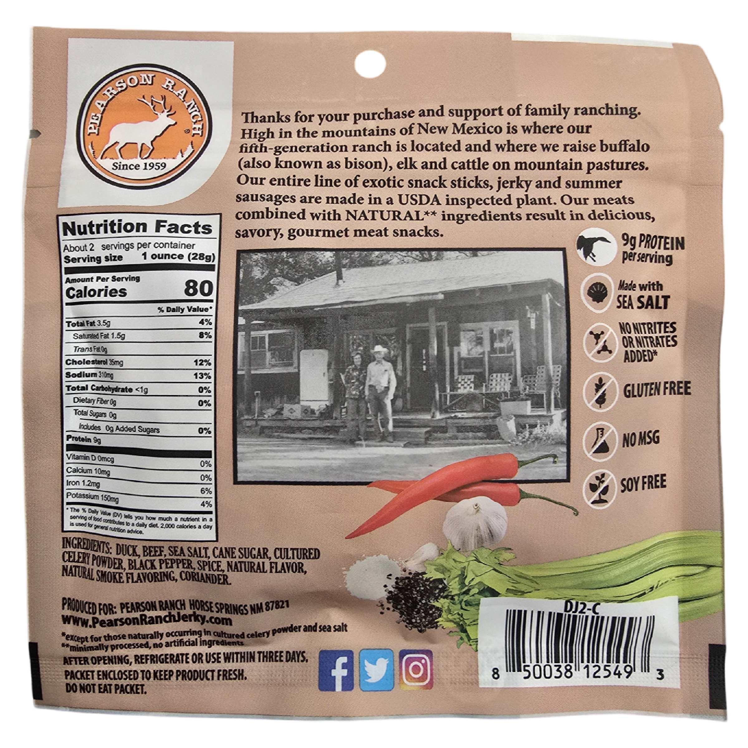Pearson Ranch Elk & Bison Jerky - Wholesale Jerky - Duck Jerky1