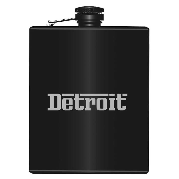 Flask - Detroit Grigio for wholesale by Detroit Shirt Co.