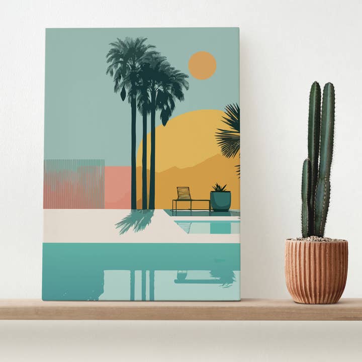 Graine Créative - Wholesale DIY Craft Kit - PAINTING WITH THE NUMBER PALM TREES2