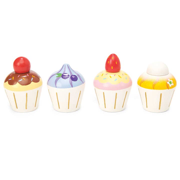 Le Toy Van - Wholesale Toy Set - Kids - Cupcakes TV331/Wooden Cupcake Play Food Set2