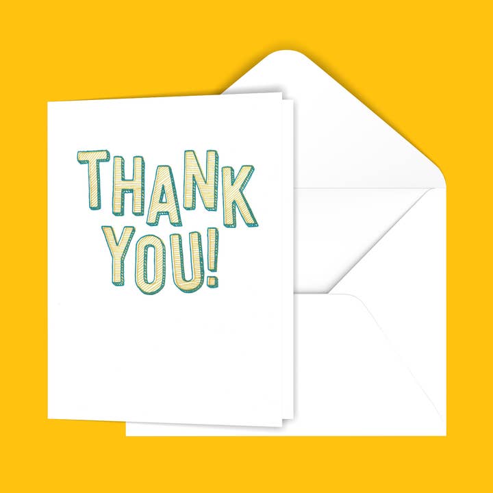 Carte de remerciement pour la vente par Black River Letterpress & Paper Co.