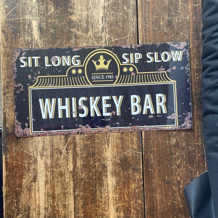 The British Metal Signs Company - Wholesale Sign - Whiskey Sign, Whiskey Bar Sign Metal Vintage Sign Kitchen3