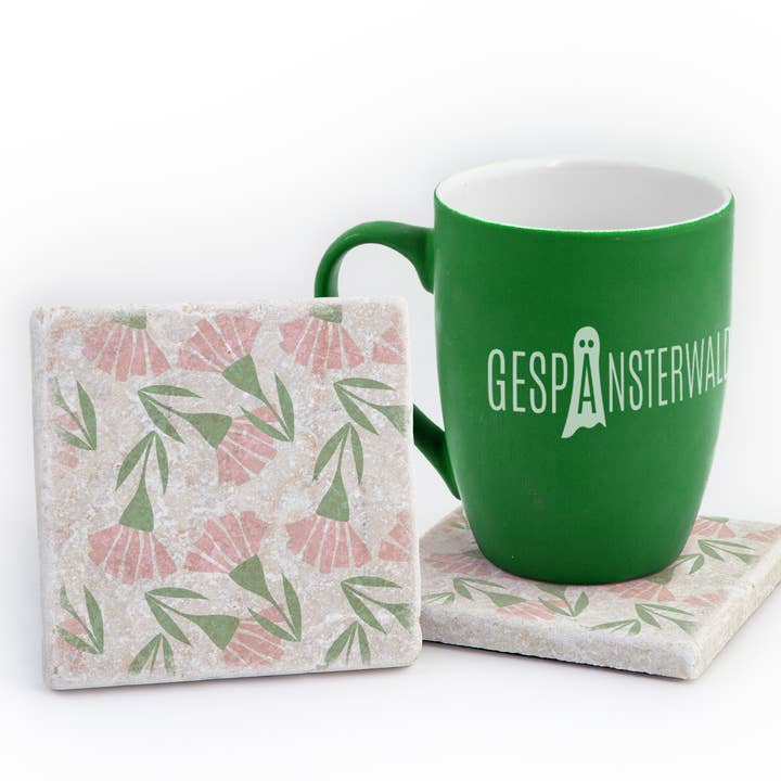 Gespänsterwald - Wholesale Coasters - marble coasters flowers3