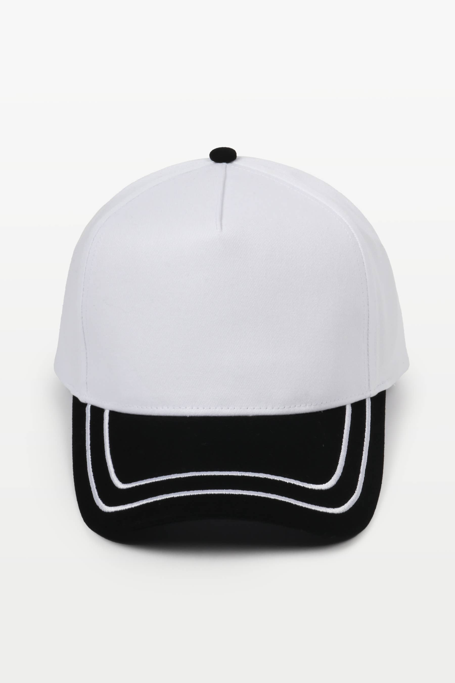 David And Young - Wholesale Baseball Cap - Unisex - Retro Stripe Brim Two Tone 5-Panel Cap14