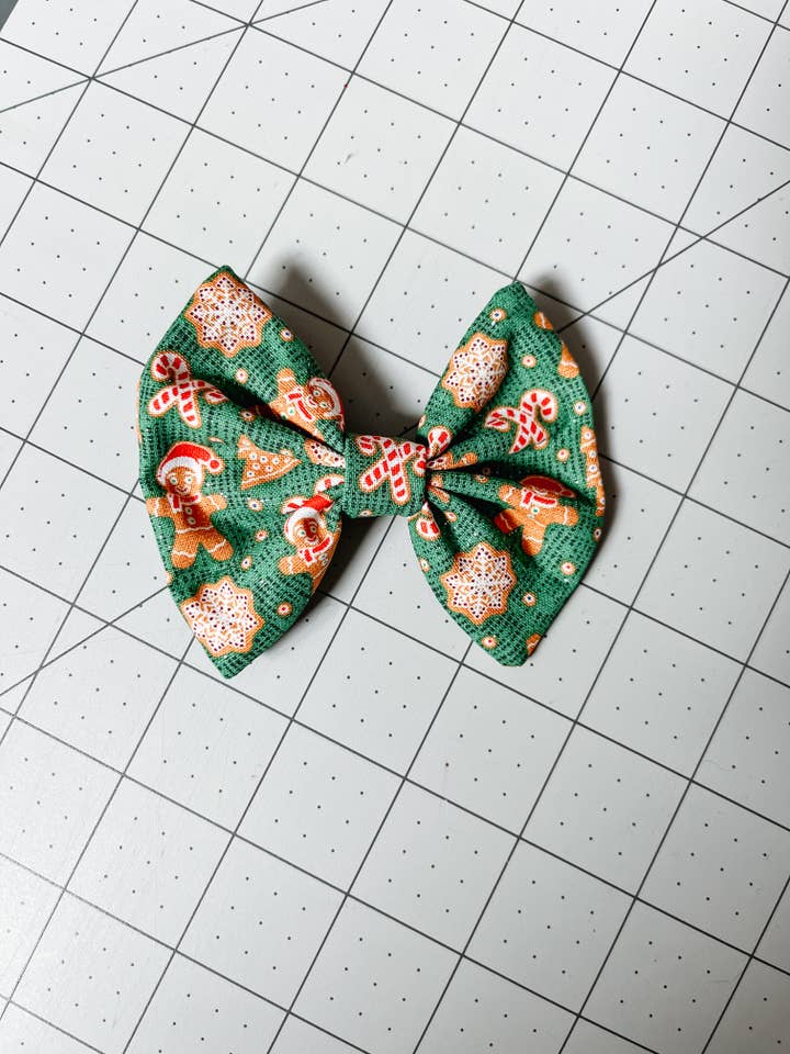 Laço Christmas Cabelo, Acessórios Cabelo para Crianças por atacado de Gingerly Sewn