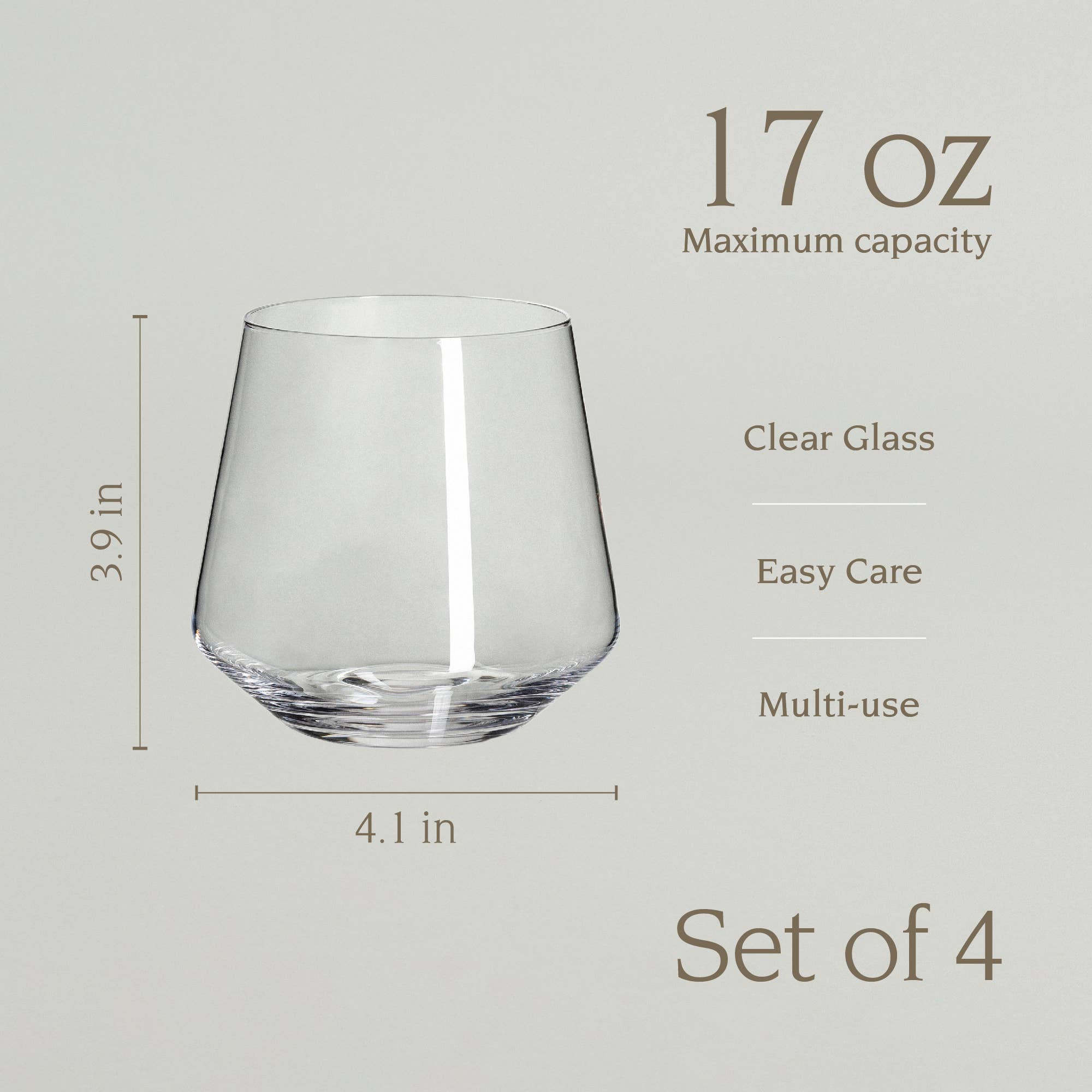 over&back - Wholesale Wine Glass - Modern Mouth-Blown Glassware – Service for 420