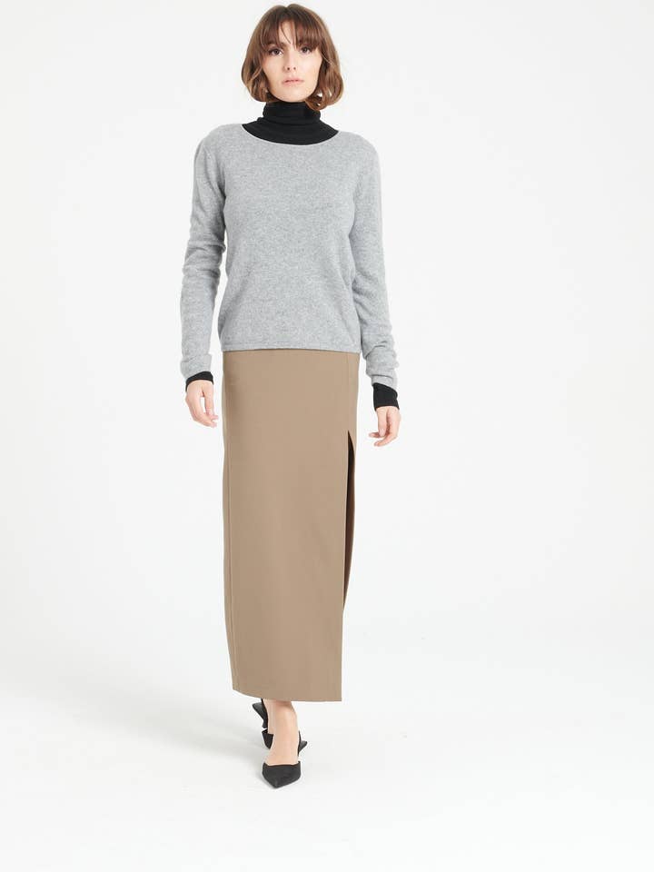 Kaschmir-Rundhals-Pullover LILLY 1 für den Großhandel von STUDIO CASHMERE8