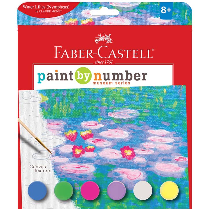 Paint by Number Museum Series – Water Lilies for wholesale by Faber-Castell / Creativity for Kids