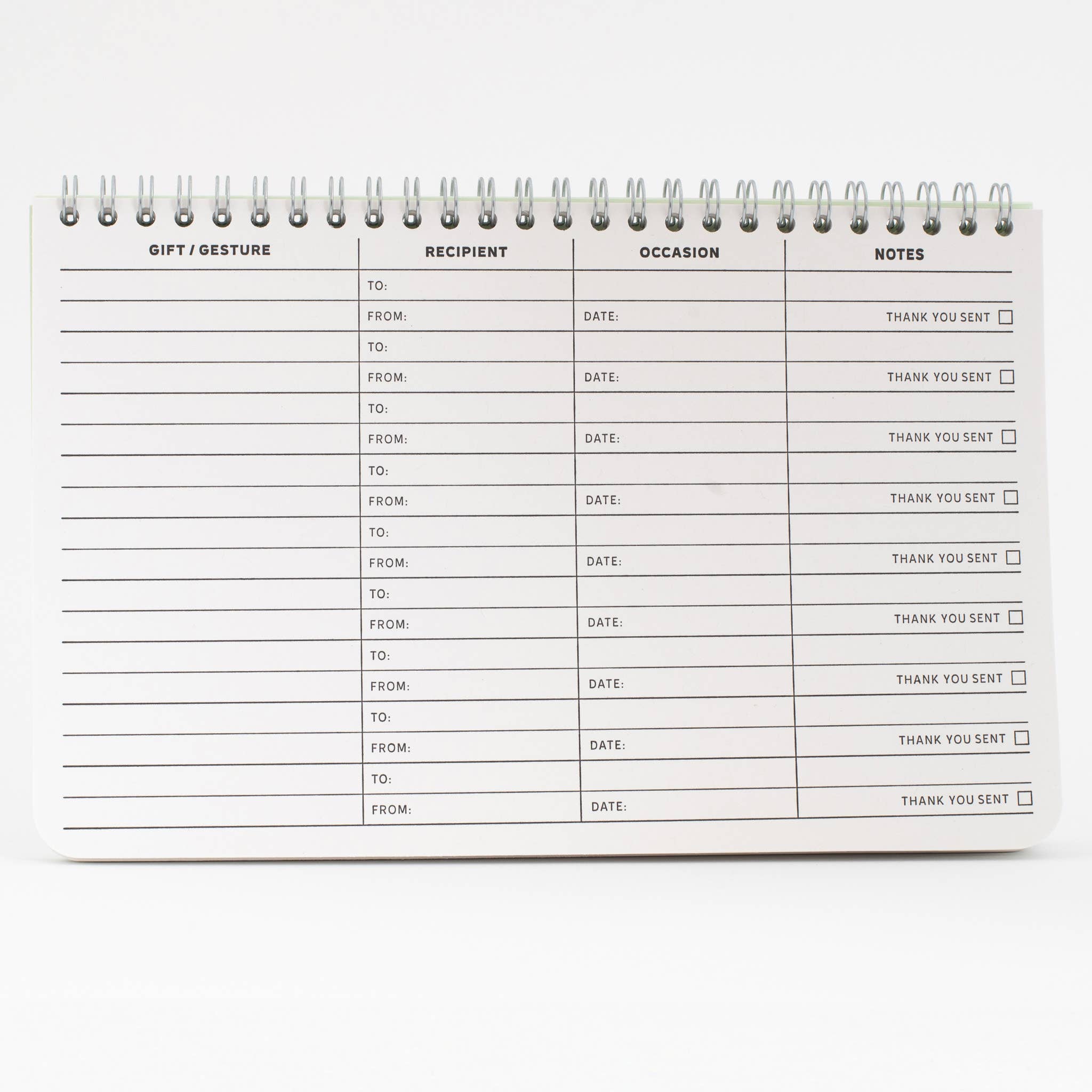 Smudge Ink - Vente Cahiers - Petit journal de bord des cadeaux et remerciements1