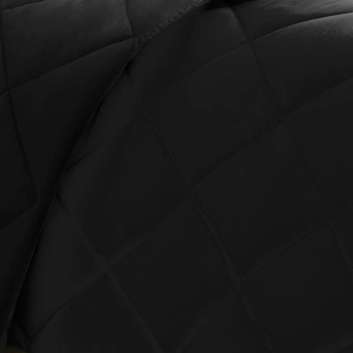 Olliix - Wholesale Bedding Set - 3M Scotchgard 3-Piece Reversible Comforter Set, Black2