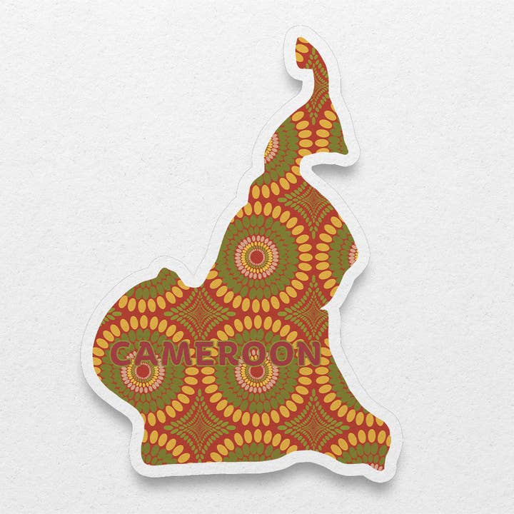 Adesivo Camerun (Africa Centrale) per la vendita all'ingrosso da parte di Pounded Yam Productions
