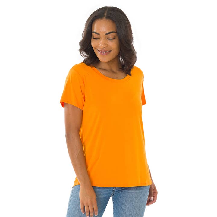 Flying Colors Apparel - Wholesale T-Shirt - Women's - The Scarlet Scoop Neck Tee11