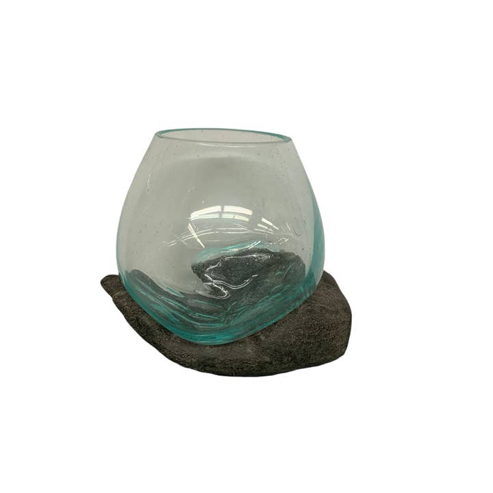Asia West - Wholesale Decorative Plate/Dish/Bowl - Glass Terrarium/Open Hand Terrarium/Intention Bowl6