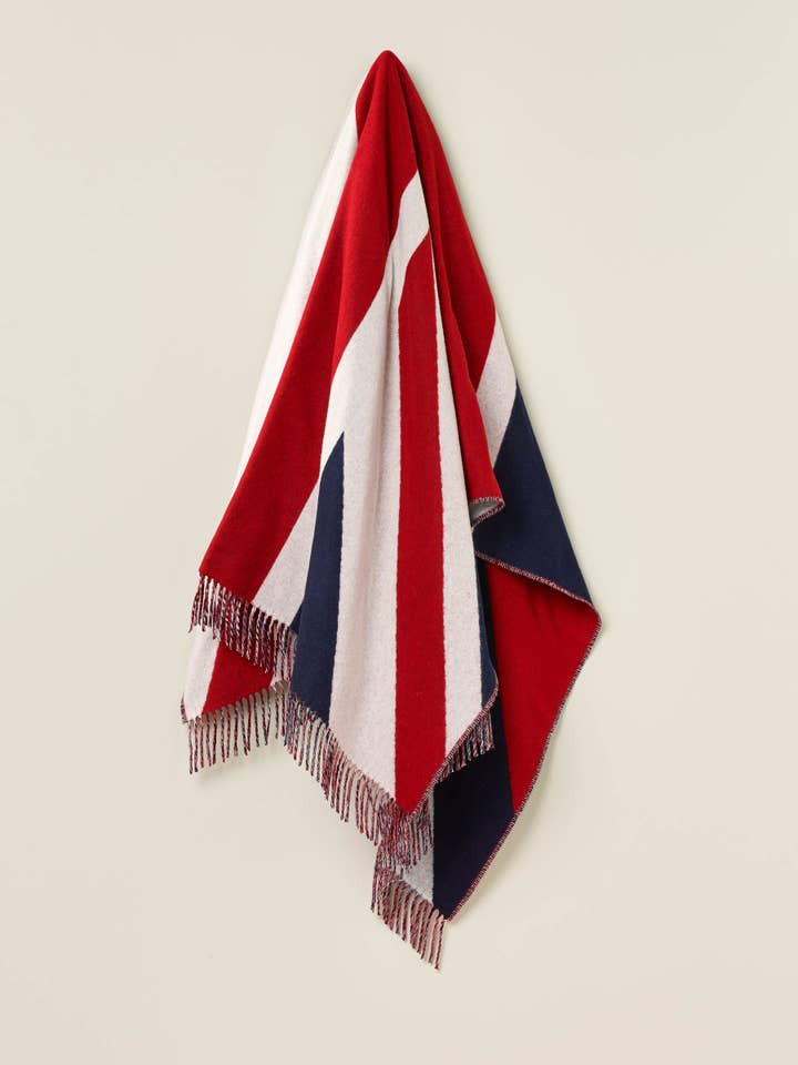 Manta Union Jack Merino por atacado de Bronte by Moon