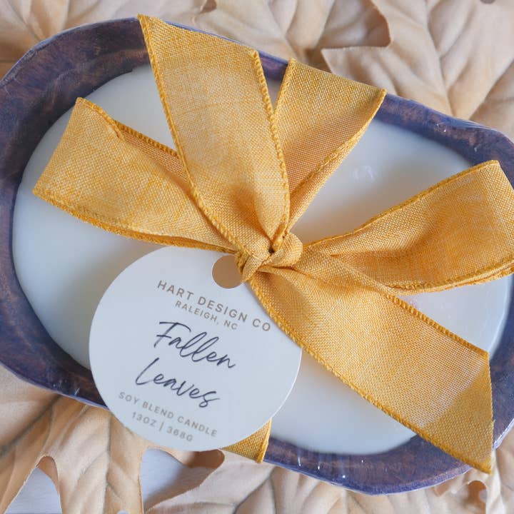 Hart Design Co - Wholesale Jar/Filled Candle - Fallen Leaves | Cozy Autumn Candle Collection