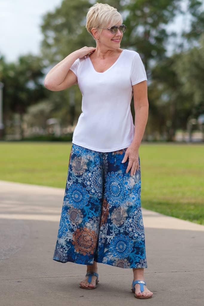 TINA Stephens Italy/Tees By Tina - Wholesale T-Shirt - Women's - Brea Viscose Sheen Top (BSS180)12