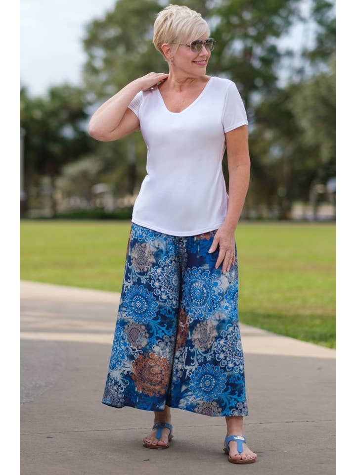 TINA Stephens Italy/Tees By Tina - Wholesale T-Shirt - Women's - Brea Viscose Sheen Top (BSS180)12