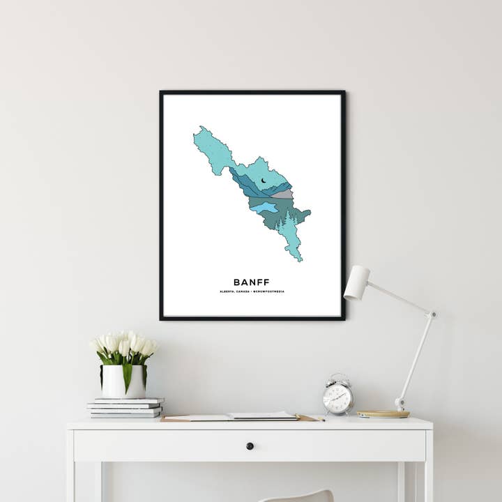 Stampa Banff Boundary per la vendita all'ingrosso da parte di Wildly Supply Co.