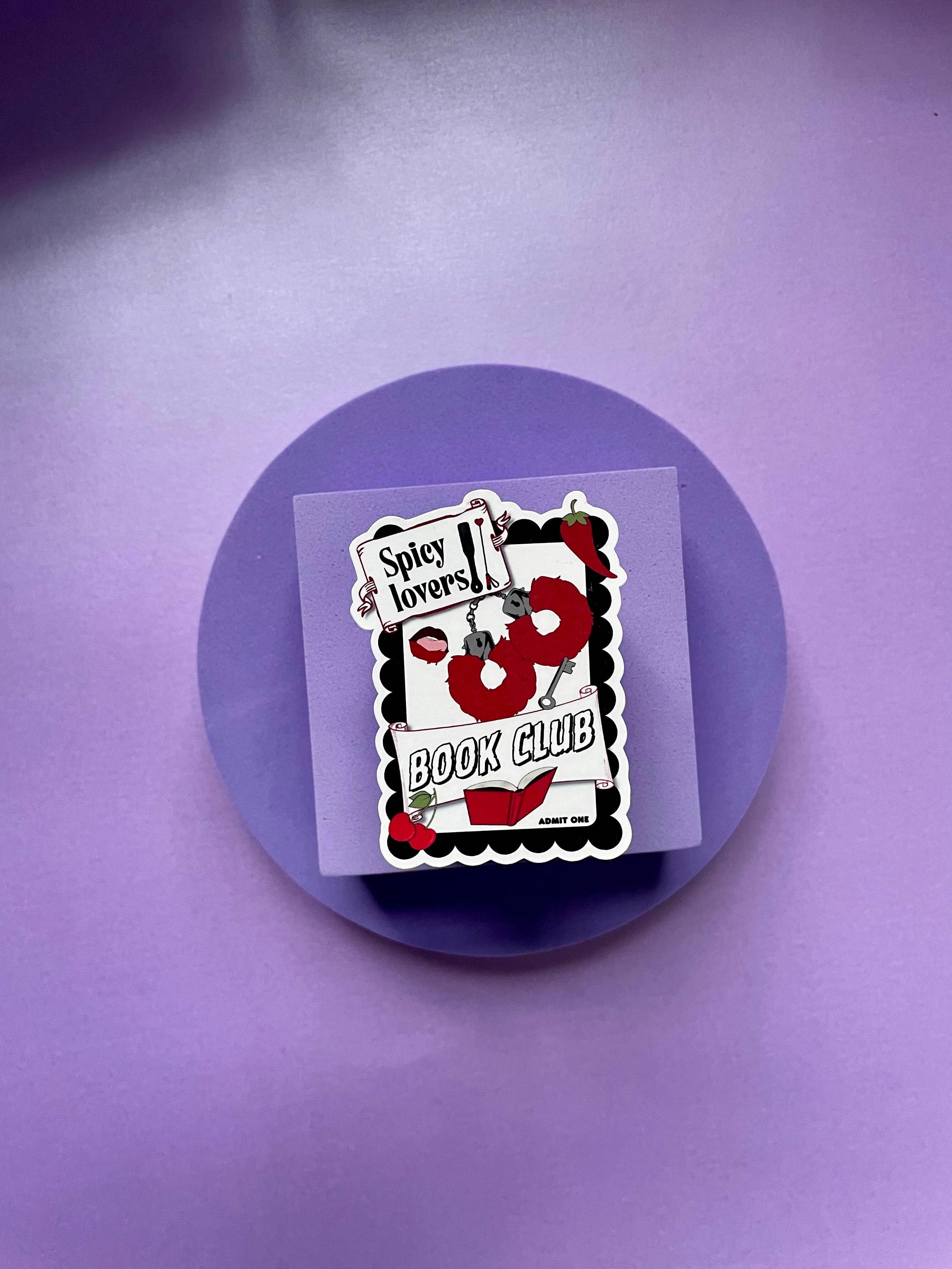 Motleyboo - Wholesale Sticker - Smut book lovers club die cut , kindle and laptop sticker3