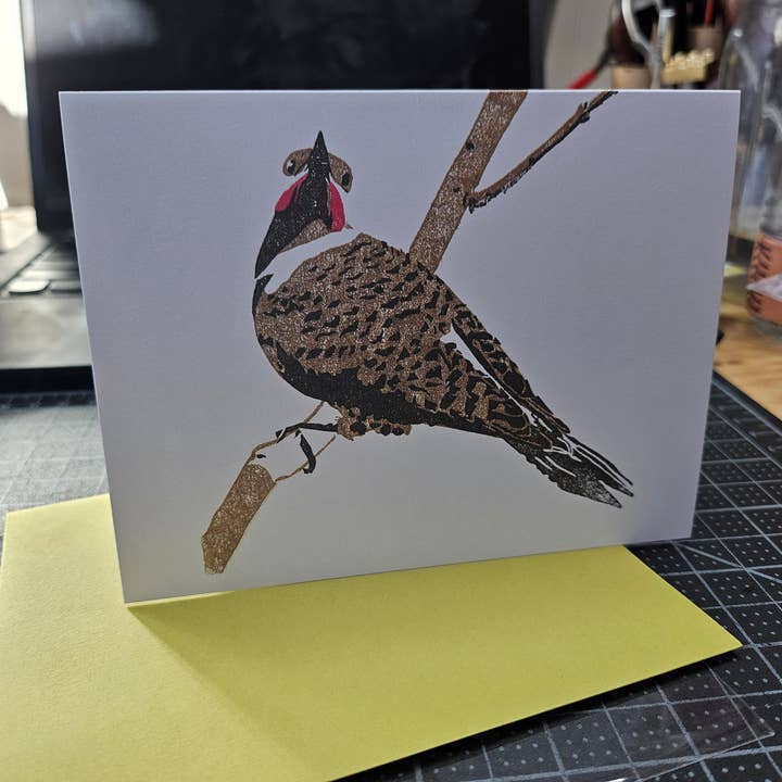 flicker reproduction greeting card for wholesale by Riverside Refuge Studio