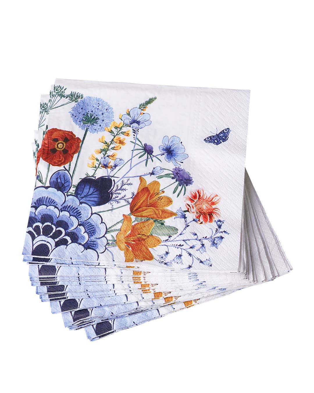 Heinen Delfts Blauw - Wholesale Disposable Napkin - Wildflower Napkins0