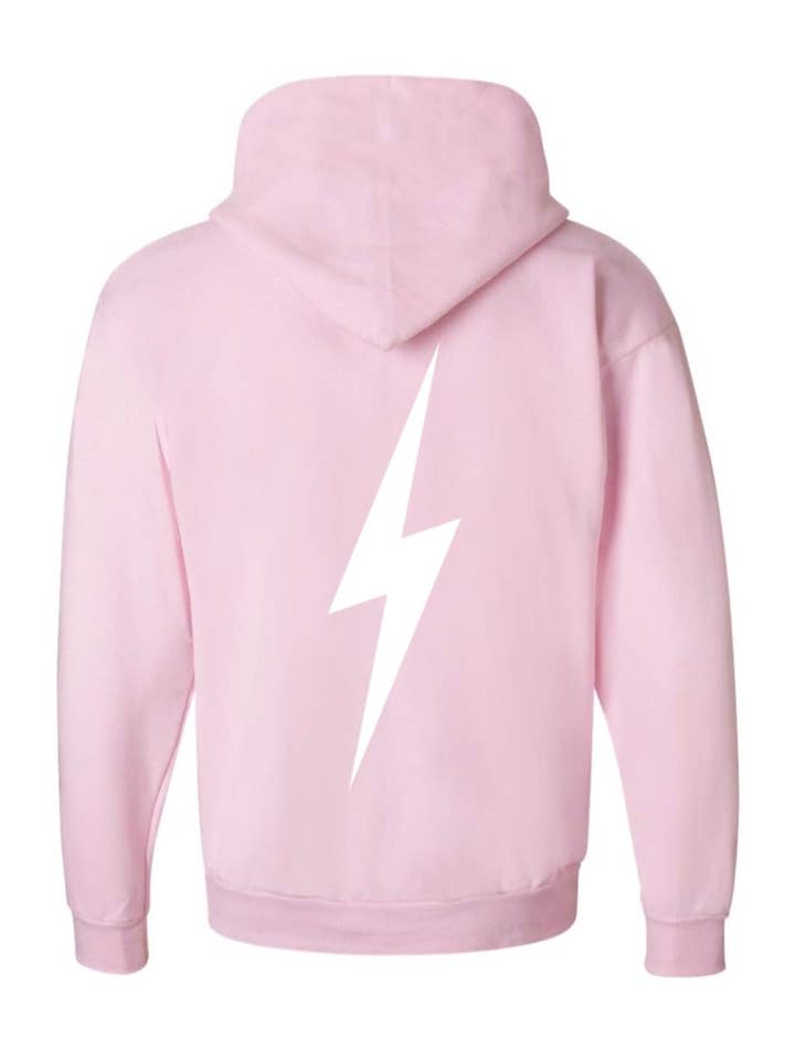 Cozy Drip Clothing - Vente Sweat à capuche – femme - SWEAT À CAPUCHE PREPPY LIGHTNING BOLT1