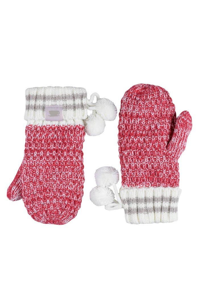 LATTELOVE - Wholesale Mittens - Women's - Canadiana Mittens by Coffee Shoppe - Deep Red Color2