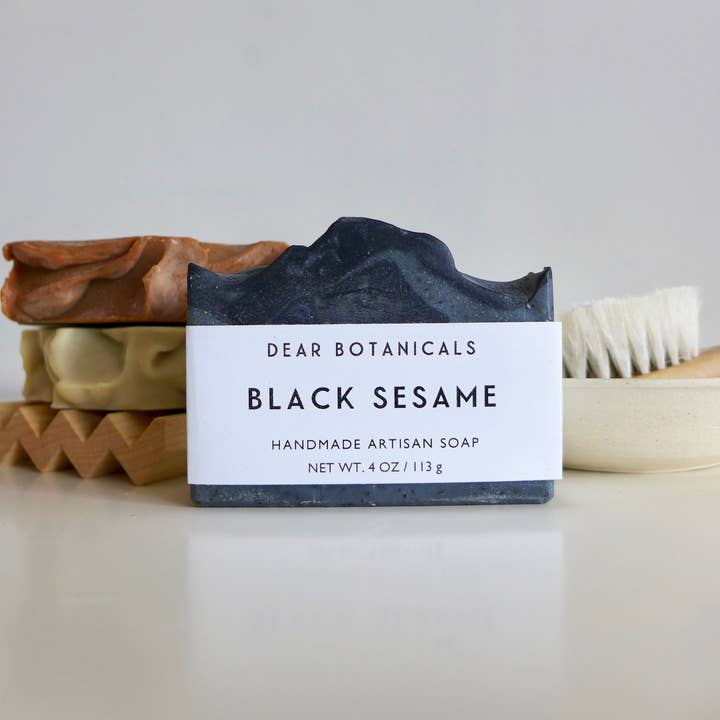 Dear Botanicals - Wholesale Bar Soap - Black Sesame Soap2