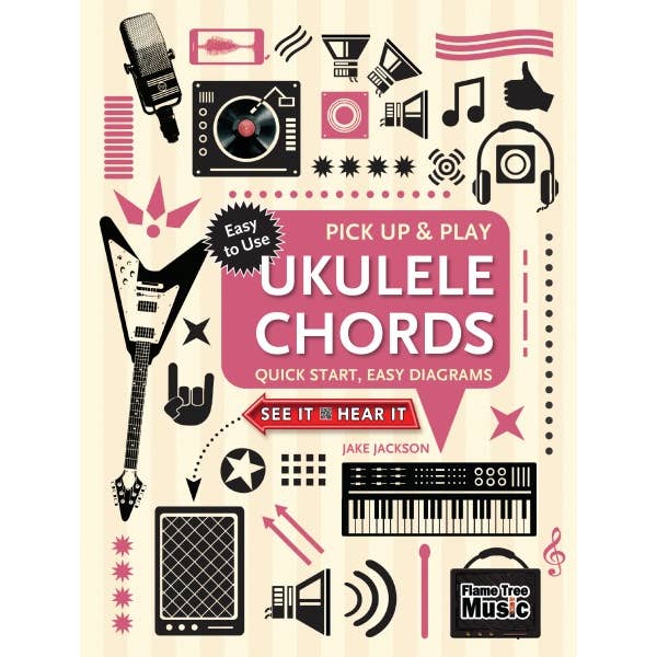 Texas Bookman - Wholesale Arts & Entertainment - Playing Ukulele Chords (Pick Up & Play)