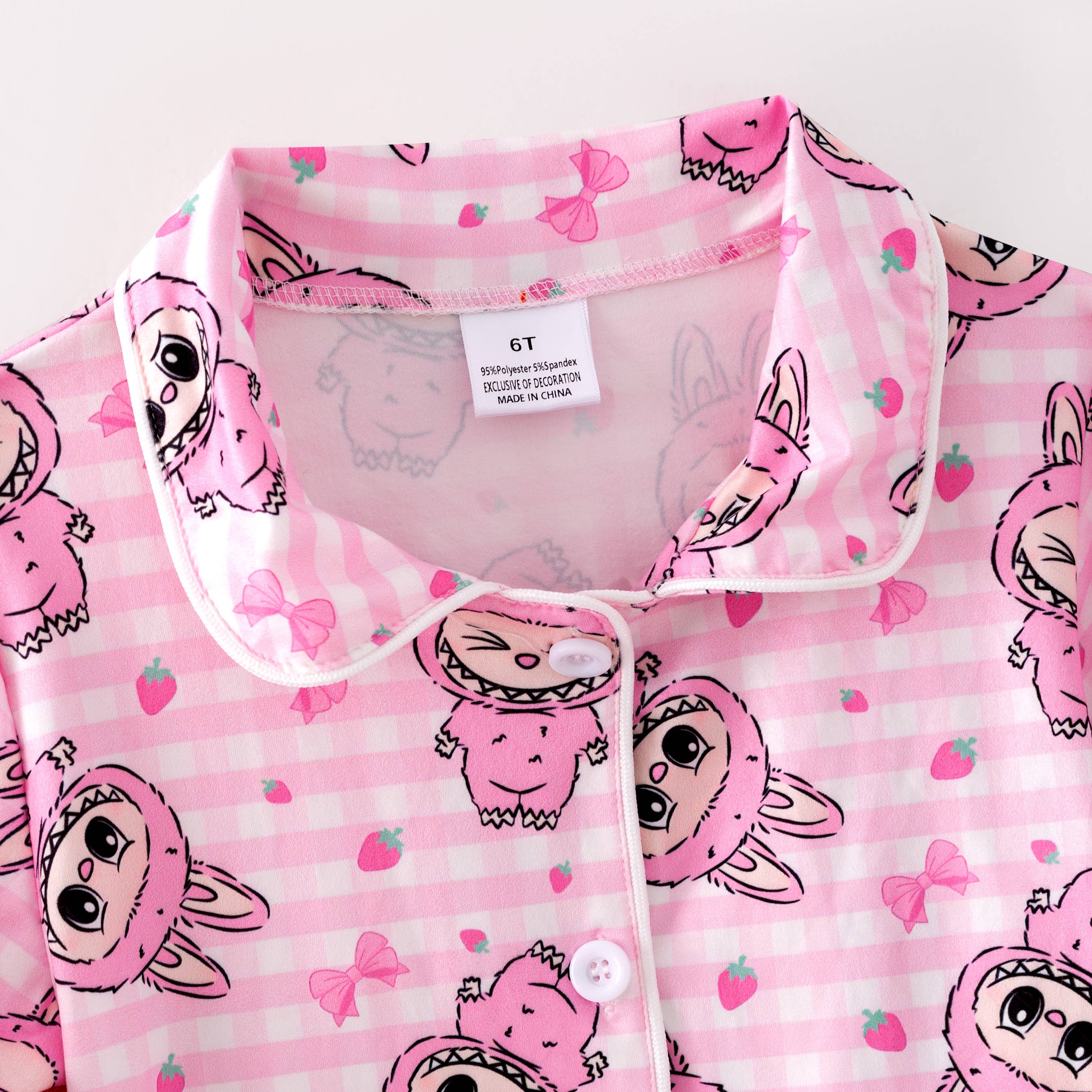 Auraquise - Vente Haut et bas de pyjama – enfant - Ensemble de Pyjamas Douillets en Fourrure pour Maman et Moi - Dessin Animé d'Automne2