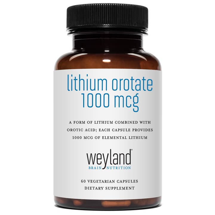 Lithium Orotate – 1000 mcg for wholesale by Weyland Brain Nutrition