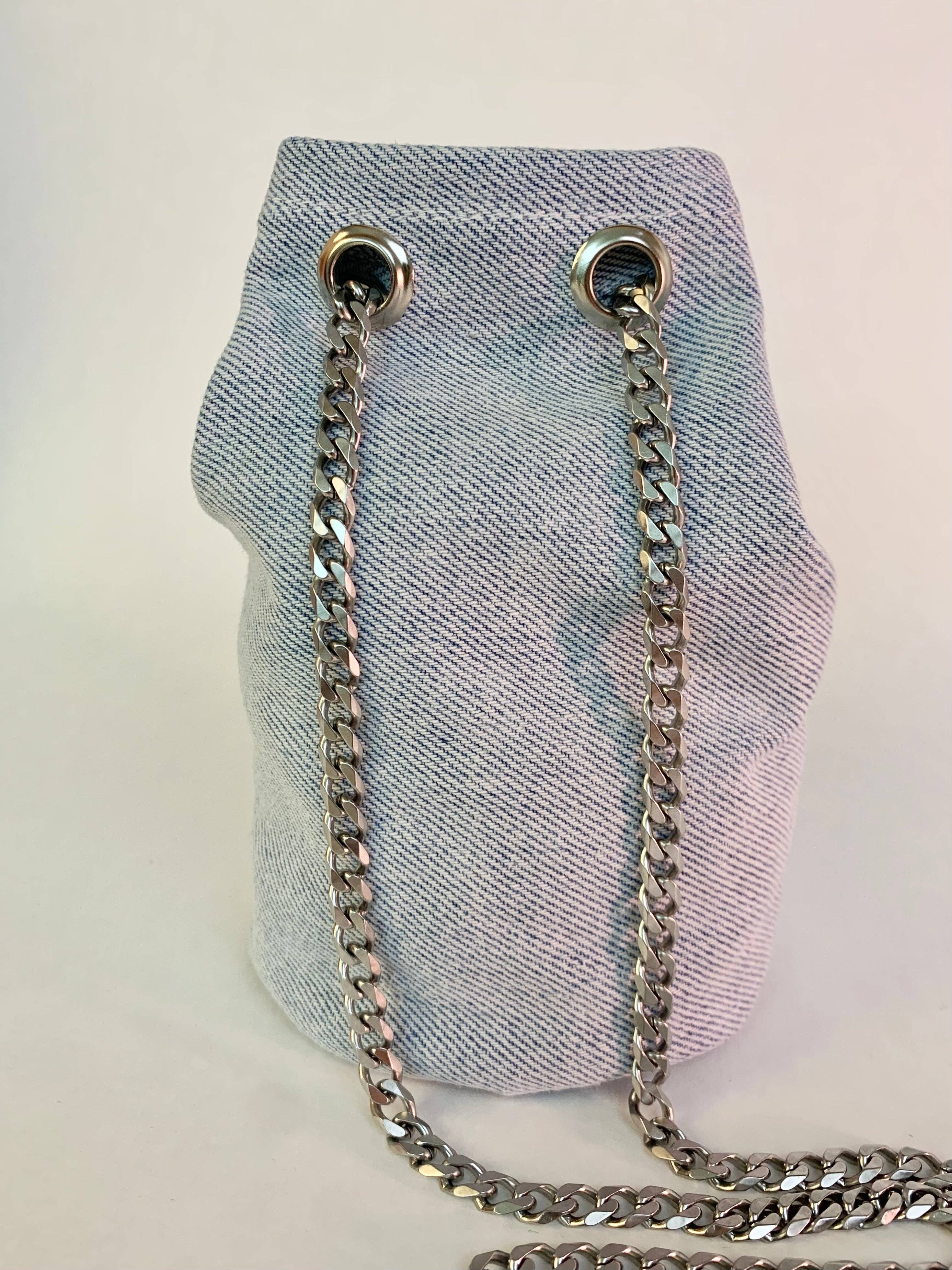 Shop Journal Vintage - Wholesale Crossbody Bag - Women's - Recycled denim mini pouch bag8