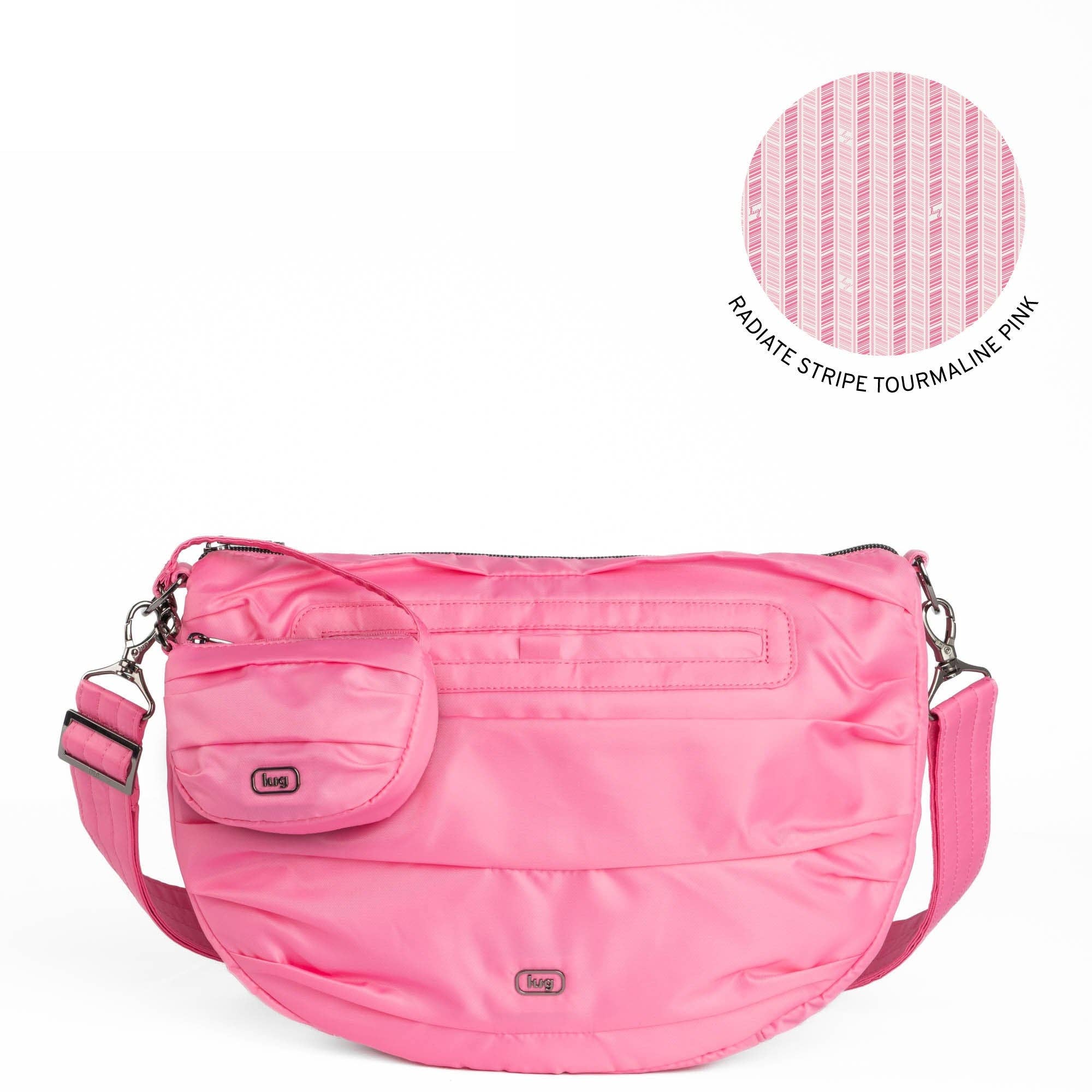 Lug - Wholesale Crossbody Bag - Women's - Scuffle Pleated Crossbody Bag with Disco Pouch0