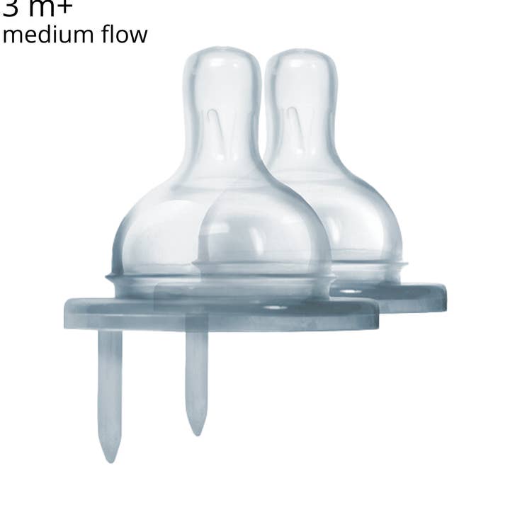 Pura Kiki Tetina 2 unid. (3 m+/fluxo médio) por atacado de Greenme Nordic / Pura Stainless