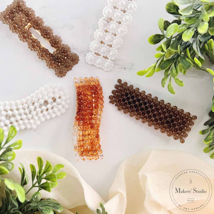 Moderne Bubble Barrettes for engroshandel hos A Makers' Studio