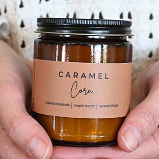 Caramel Corn | 7 oz Classic Statement Candle for wholesale by Milkhouse Candle Company