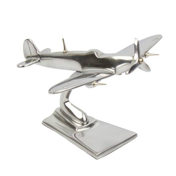 Escultura Spitfire de aluminio para venta al por mayor de Nauticalia