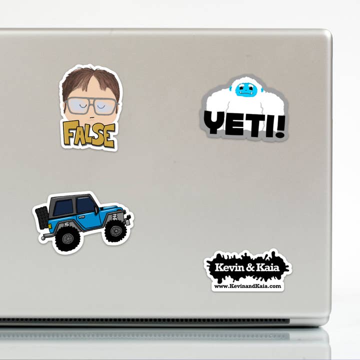 Kevin & Kaia – wholesale Sticker – Yeti - Sticker