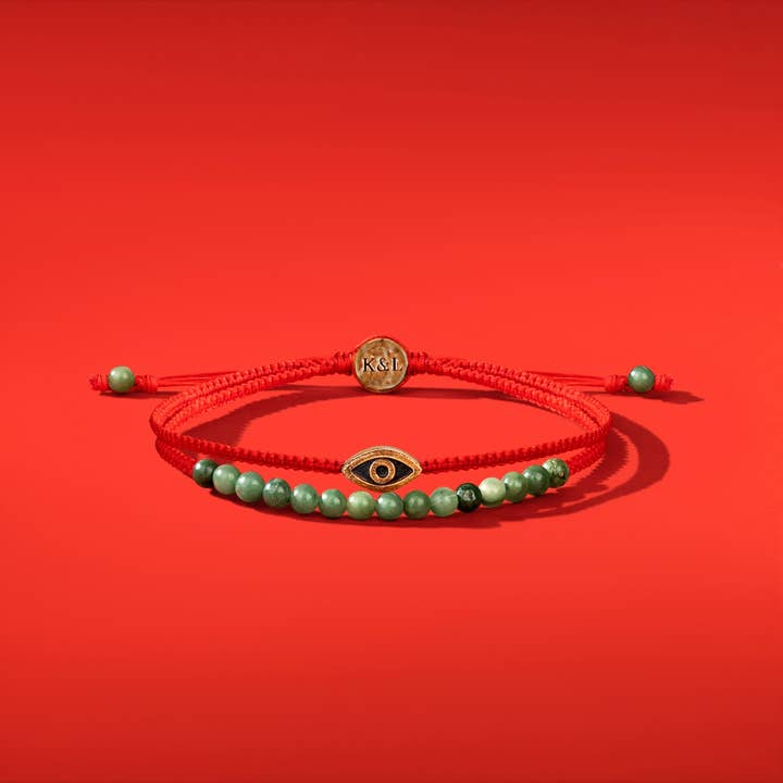 Karma And Luck – Pulseira com pendente por atacado – PULSEIRA DE ENVOLTÓRIO DE CHARME DE MAU-OLHADO DE SORTE